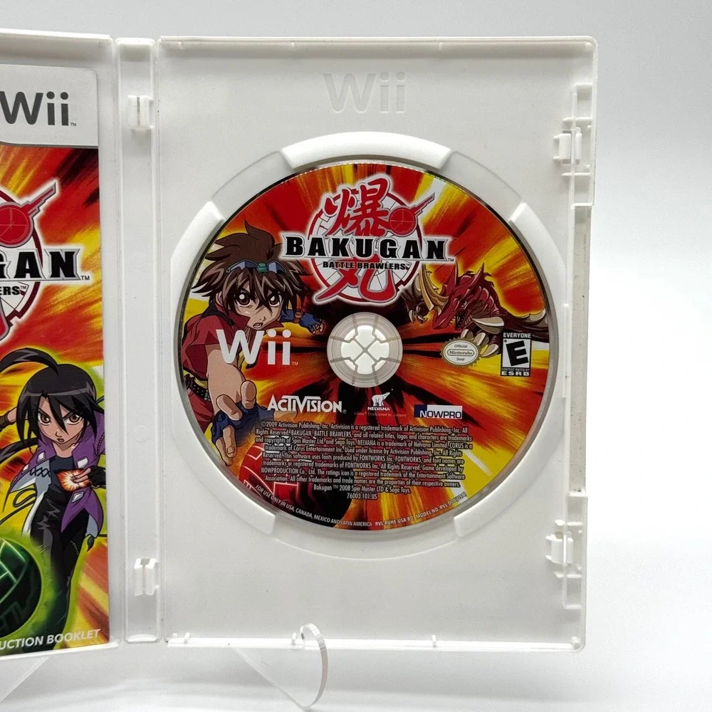 Bakugan Battle Brawlers Nintendo Wii‎ Game CIB Complete Manual 2009